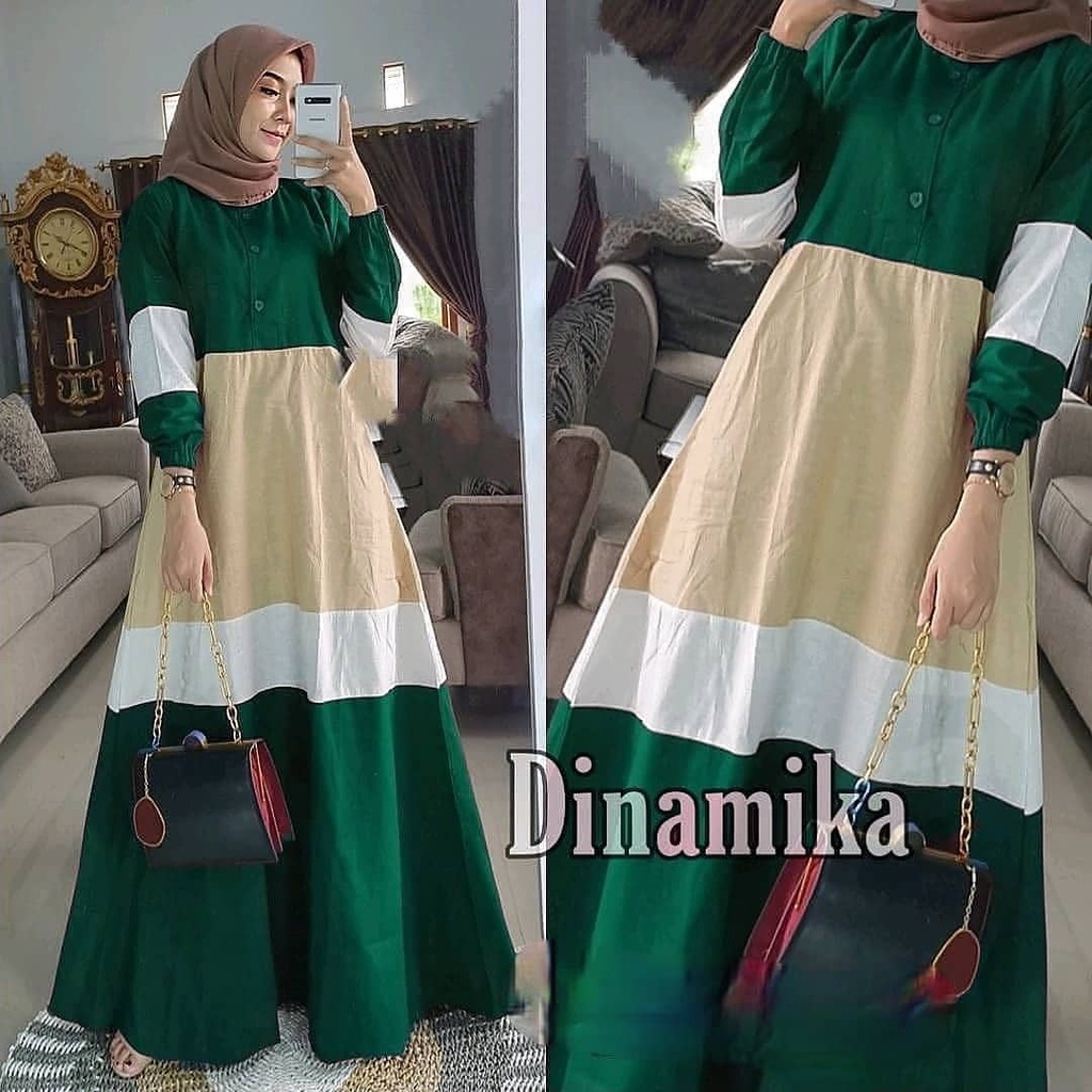 DINAMIKA MAXI IK MANGGO CRAPE KANCING HIDUP BUSUI Gamis Wanita Gamis Wanita Terbaru 2021 Gamis Murah Meriah Promo Gamis Remaja Gamis Muslim Kondangan Gamis Polos BEST SELLER