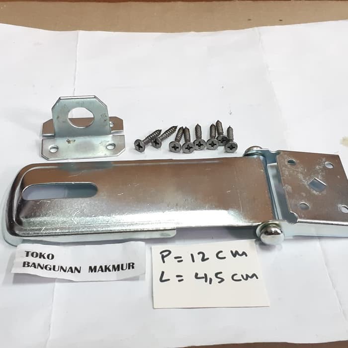 Overpal Besar Aluminium Kunci Cantelan Gembok
