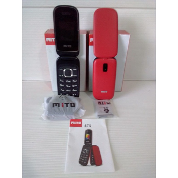 (Cuci Gudang) Mito Flip Lipat 870 (Bukan Android - Non smartphone)