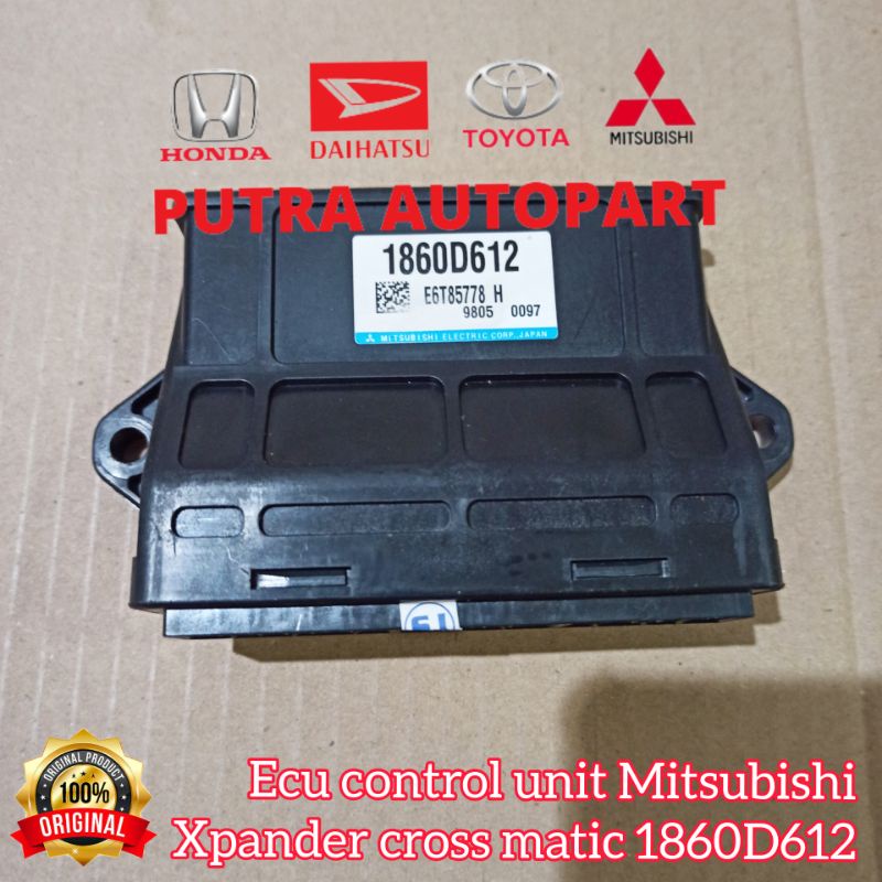 Ecu control unit engine Mitsubishi xpander cross matic 1860D612 original