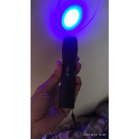 Senter Led Cree Biru / Senter Coral