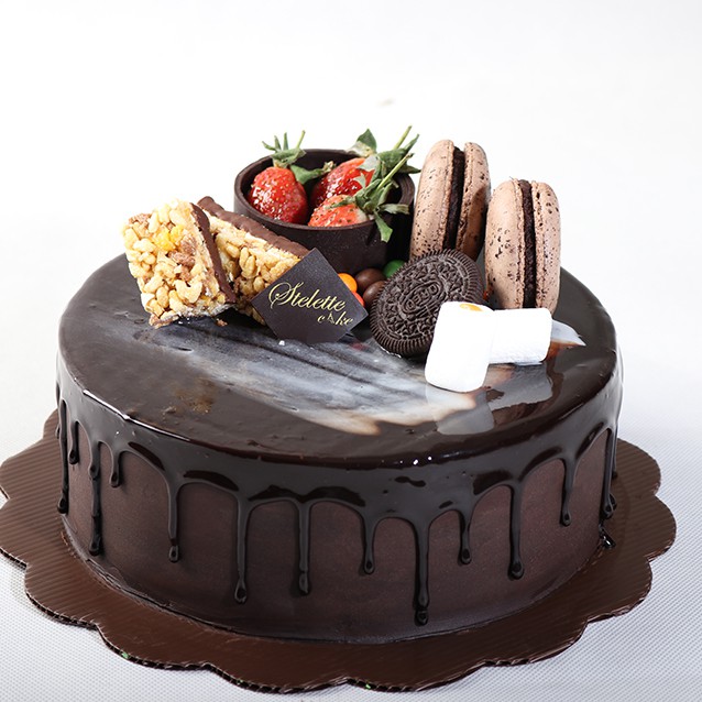 Jual Chocolate Fudge / Birthday Cake ukuran 20 cm / Kue Ulang Tahun