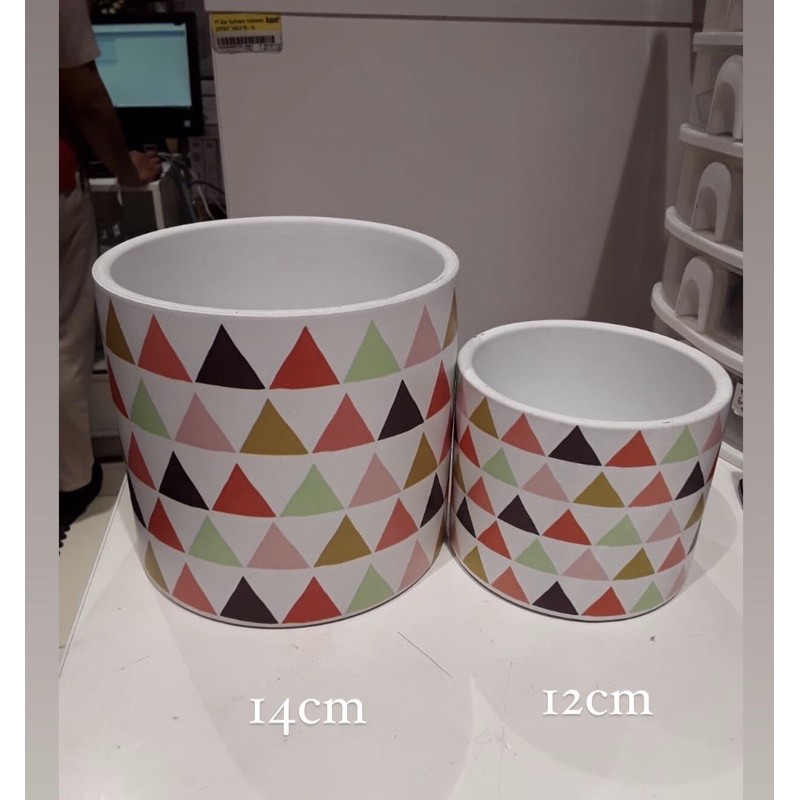 Pot Keramik 14 CM Besar