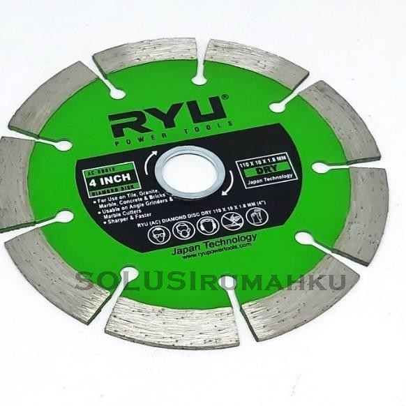 TEKIRO RYU Mata Pisau Potong Keramik KERING Diamond Cutting Wheel DRY