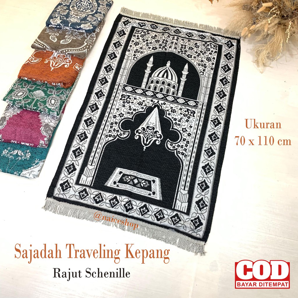 SAJADAH TURKI TRAVELING, SAJADAH RAJUT, SAJADAH SOUVENIR OLEH-OLEH GROSIR DAN ECERAN