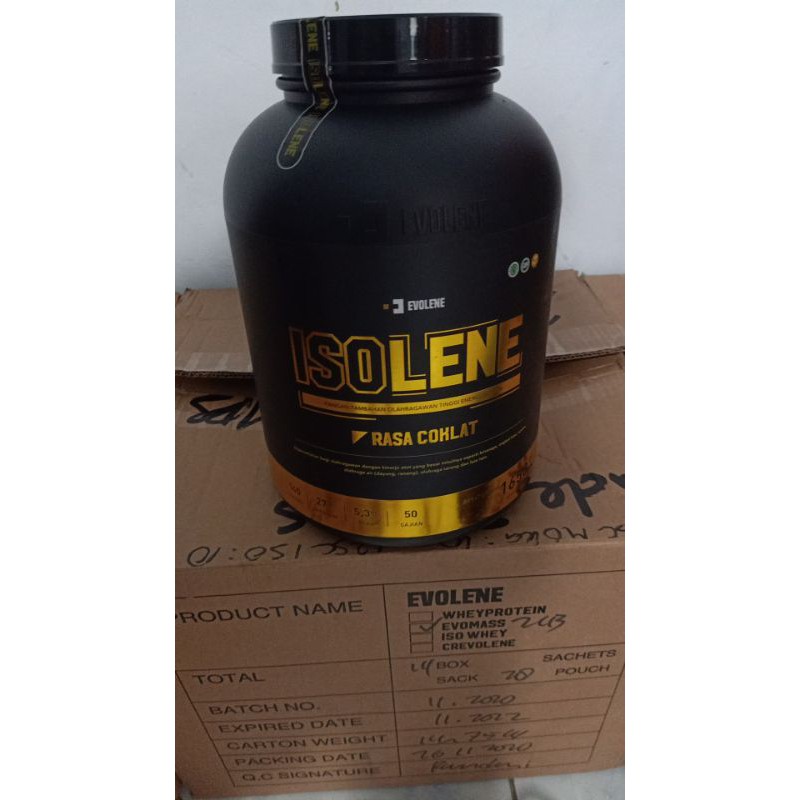 

ISOLENE 50 serving 1650 gram + Free Shaker