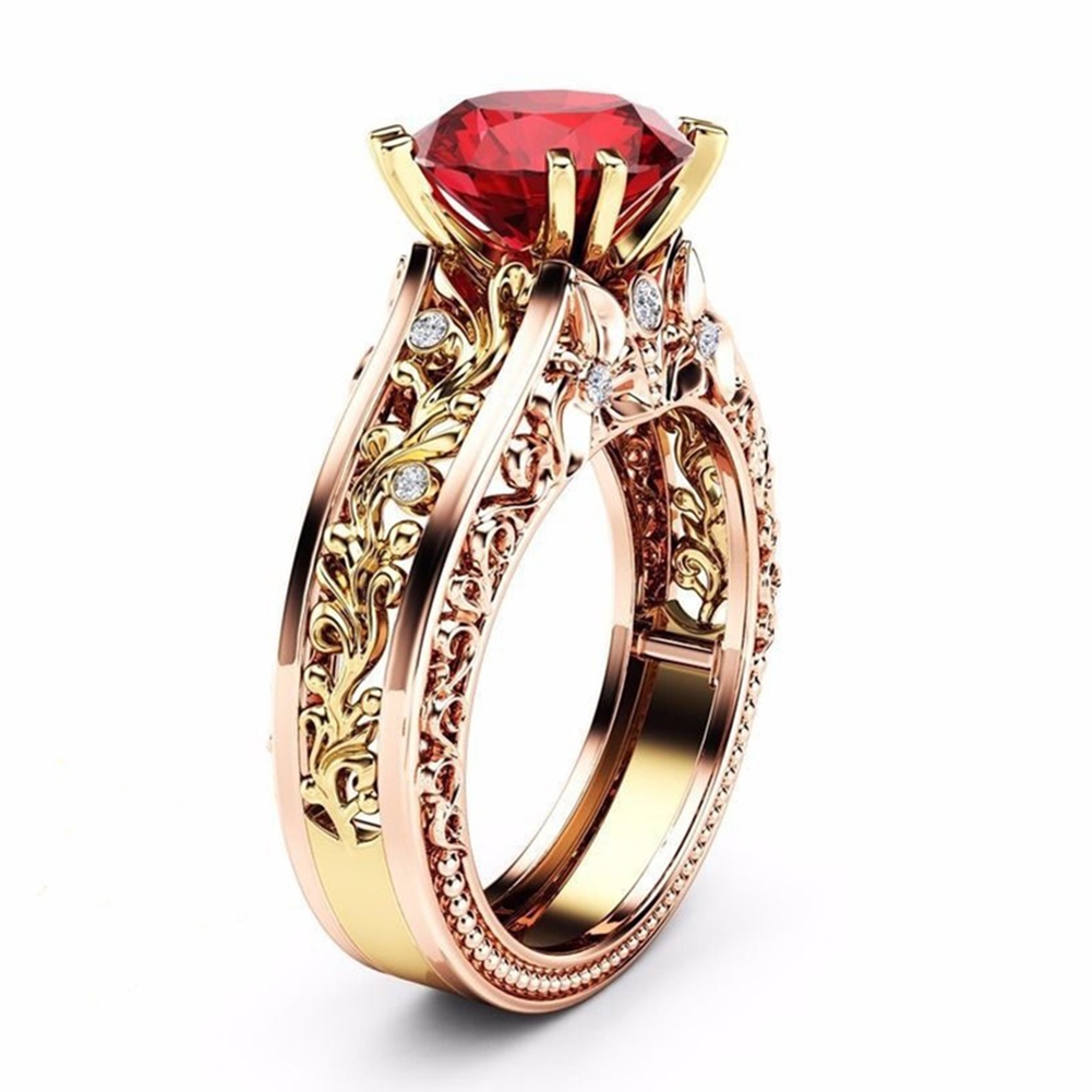 Hu Hu Hu Hu Hu Alat Bantu Pasang Kacamata♡ Cincin Berlian Imitasi Bentuk Bulat Model Hollow Untuk Pernikahan