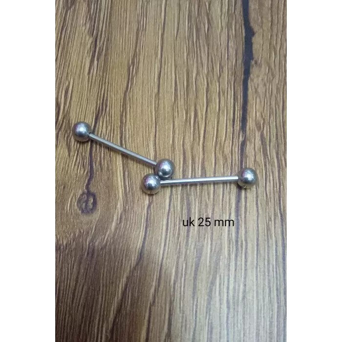 2 pcs Anting serbaguna  3 warna 3 ukuran bahan stainless steel