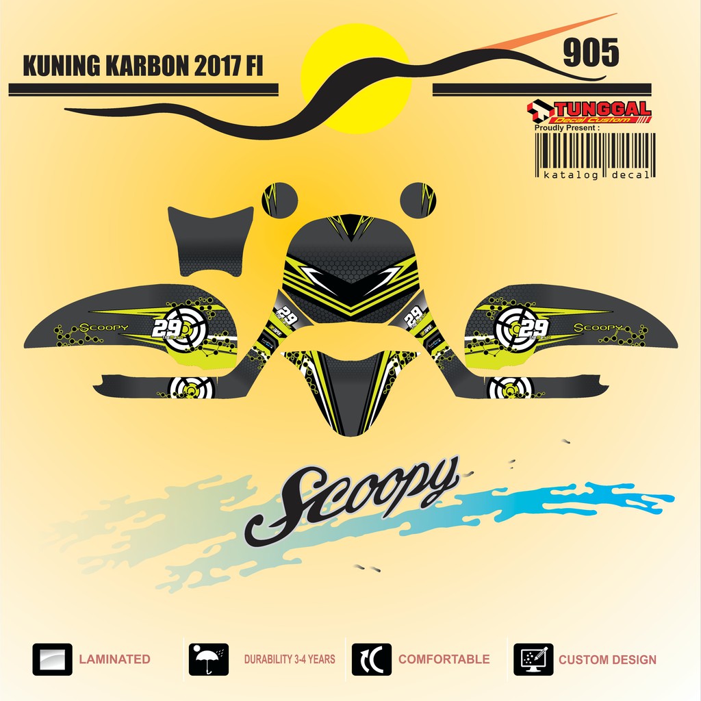 DECAL CUSTOM HONDA SOOPY