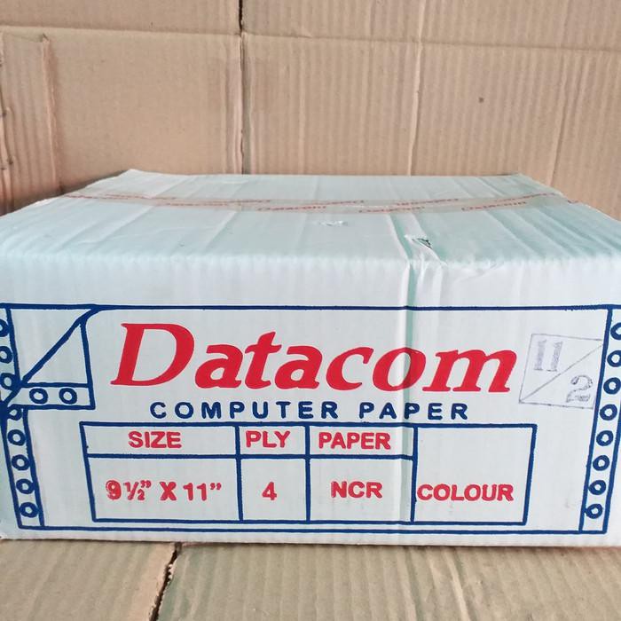 

Kertas / Kertas Countinous Form Uk 9.5X11 4Ply / 4Ply Di Bagi 2 Merk Datacom