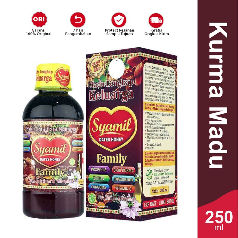 

MADU SYAMIL FAMILY DATES HONEY (MADU DEWASA)