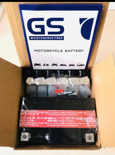 Aki Battery GS GTZ5S Vario - Beat - Beat F1 - Vario 110 Maintenance Free Aki Berkualitas