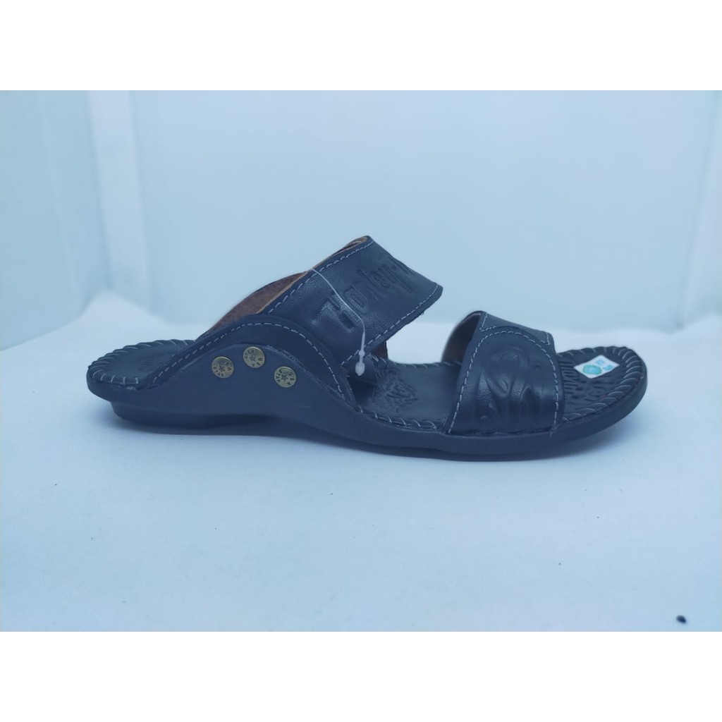 Sandal Casual Pria Kulit Asli Harley davidson Murah Jepit Slide Flip Flop Selop NgeMall Hangout