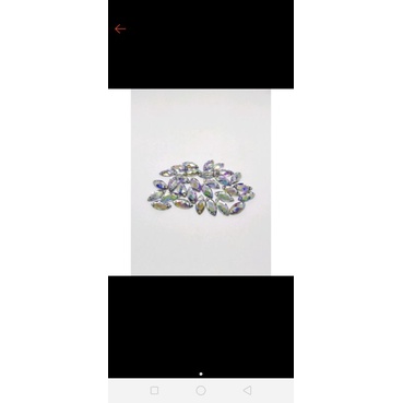 diamont mata 7x15mm/payet tetes 12 pcs