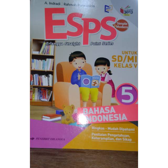 Esps Bahasa Indonesia Untuk Sd Kelas 5 Kurikulum 2013 Shopee Indonesia