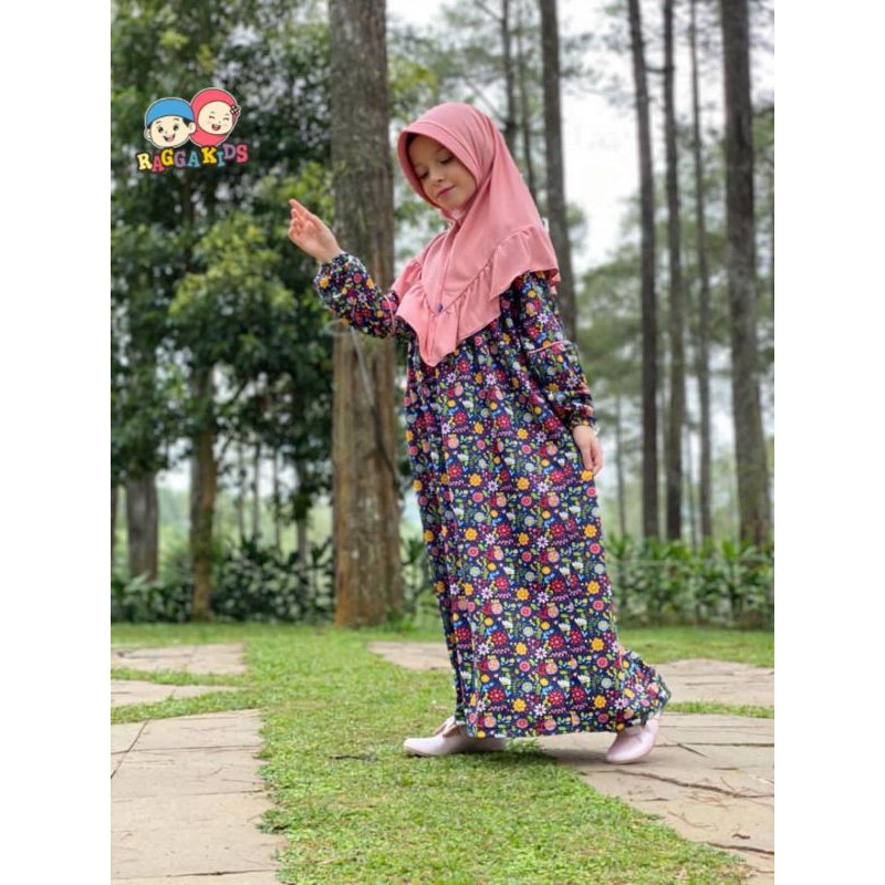 RAGGAKIDS Gamis Anak kaos couple gamis ibu anak RG47 RGD47