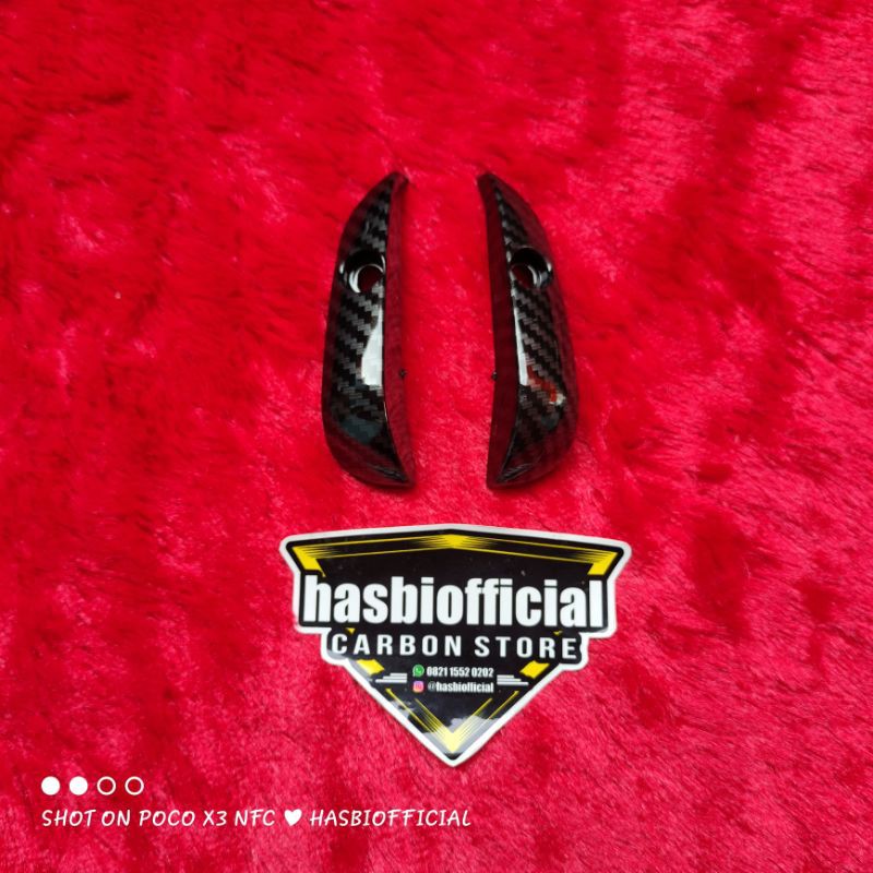 SAMBUNGAN BATOK 1 SET KIRI KANAN SCOOPY KARBU FULL CARBON