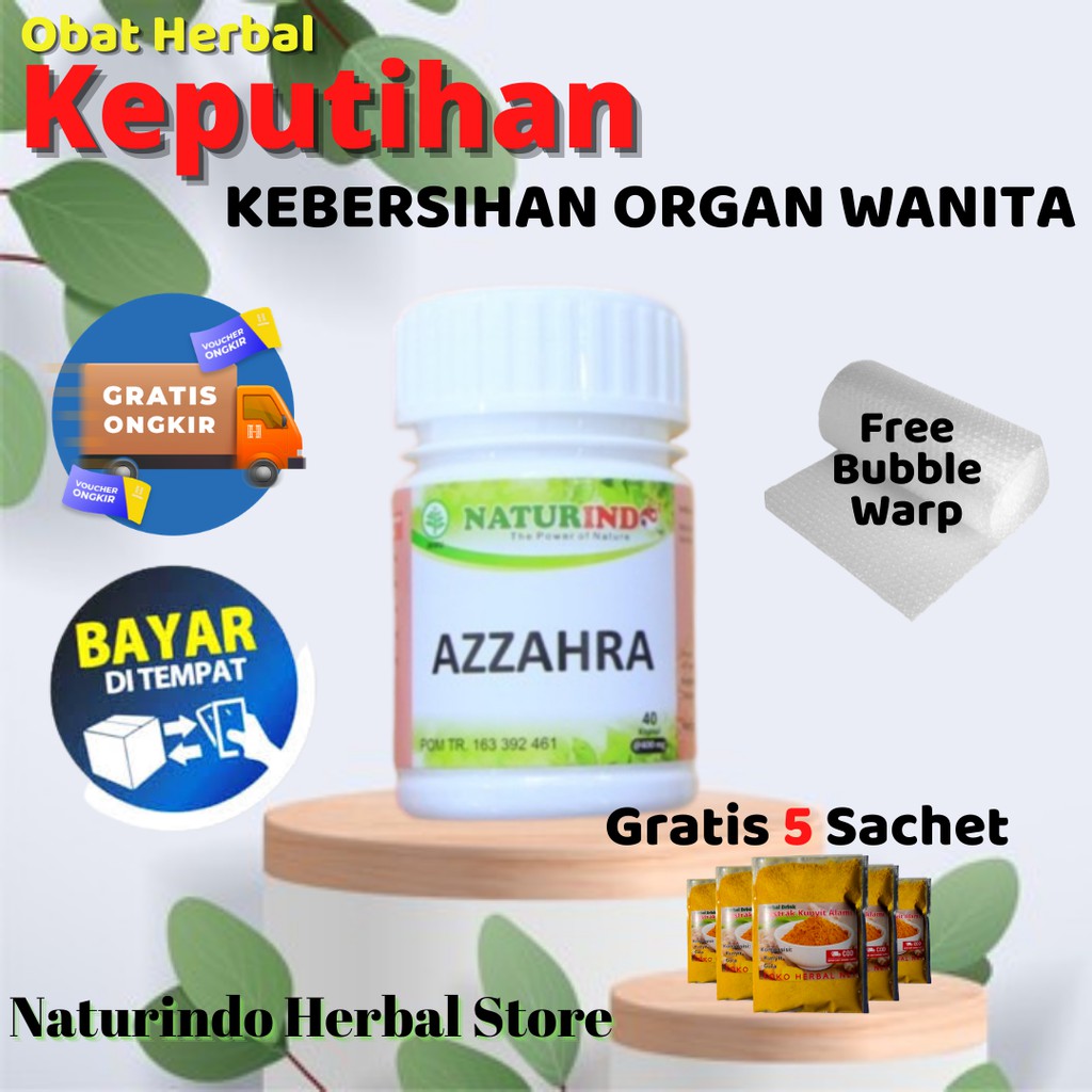 

Obat Herbal AZZAHRA Naturindo (Spesial Kewanitaan & Atasi Keputihan)