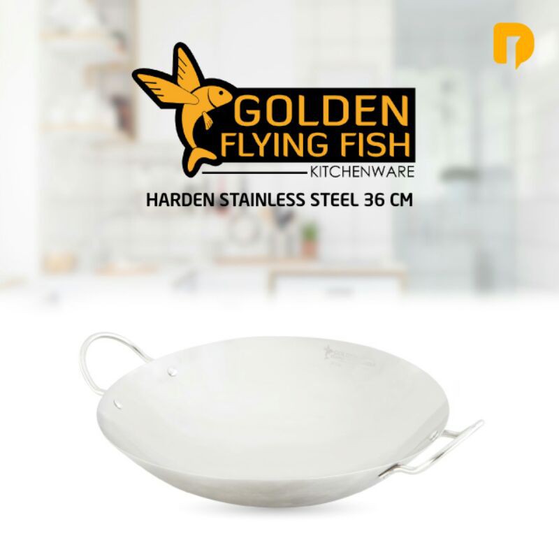 wajan steinless steel  DUSDUSAN golden flying fish