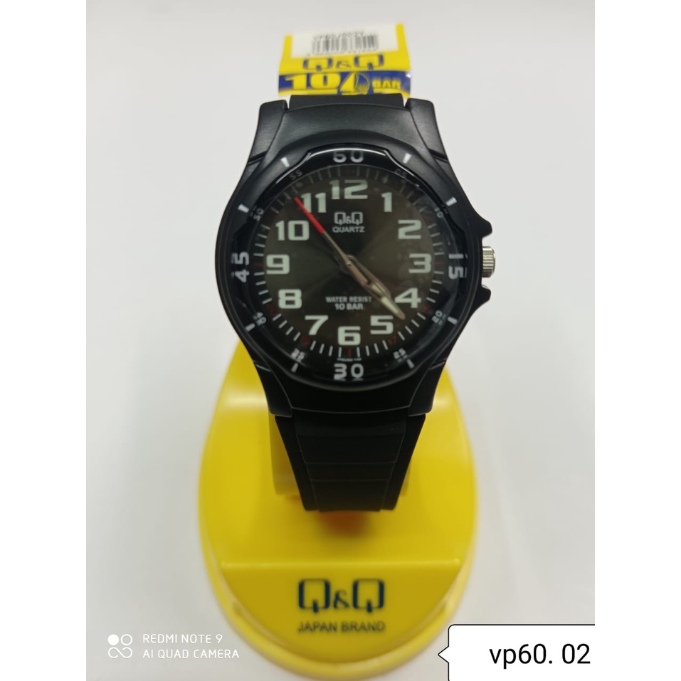 SALE Jam Tangan Unisex Casual Sporty Rubber Analog Original Q&amp;Q QNQ QQ VP60 VP60J Series