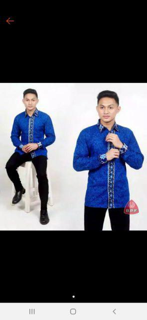 Baju Batik Pria Gus Azmi Syubbanul Muslimin Batik Katun Halus Hadroh Azzahir Hilwa Ala Santri Modern