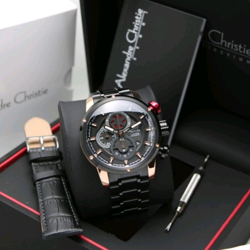 Jam tangan pria Original Alexander christie AC 6239 MC