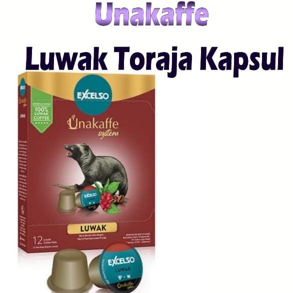 

KOPI KAPSUL LUWAK 100 % TORAJA UNNACAFE EXCELSO ORIGINAL -Diskon Besar