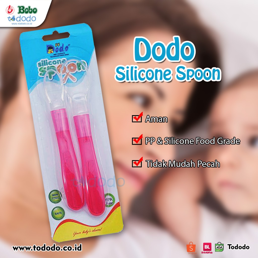 Dodo Silicone Spoon - Sendok Silikon