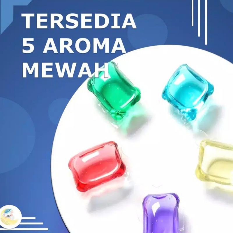 [50pcs] Laundry detergent Gel Ball / SABUN cuci baju antiseptik / Deterjen Laundry Gel Ball