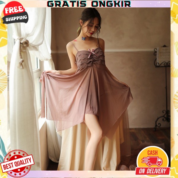 Lingerie Sexy Renda Baju Tidur Sexy Dress Wanita Dewasa Lingerie Jumbo Setelan Wanita Baju Dinas Dep