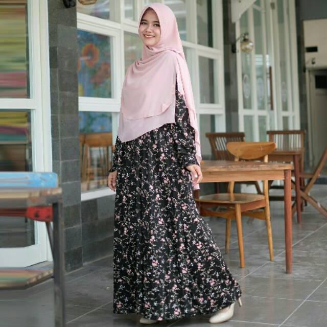gamis katun jepang ori jumbo