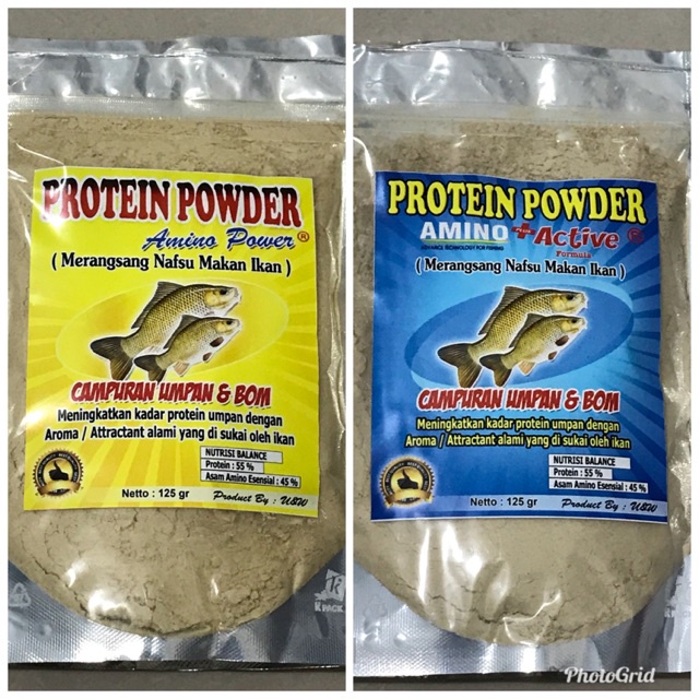 CAMPURAN UMPAN &amp; BOM PROTEIN POWDER