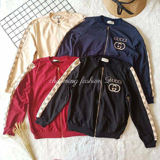 Jaket bomber GUCCI import / Jaket wanita / Outerwear