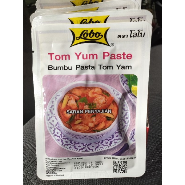 Tom Yun Paste Lobo 30 gr/Bumbu Tomyum/Tomyam Paste