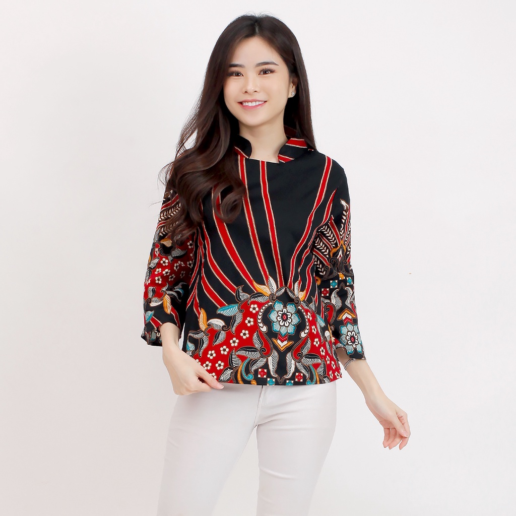 Batik Wanita - Atasan Batik 559 - 974-Black B