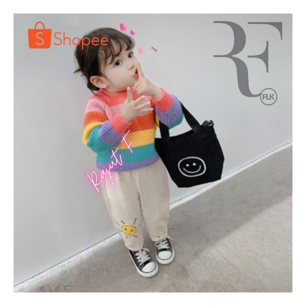 sweater rajut anak RAINBOW sweater rajut RF