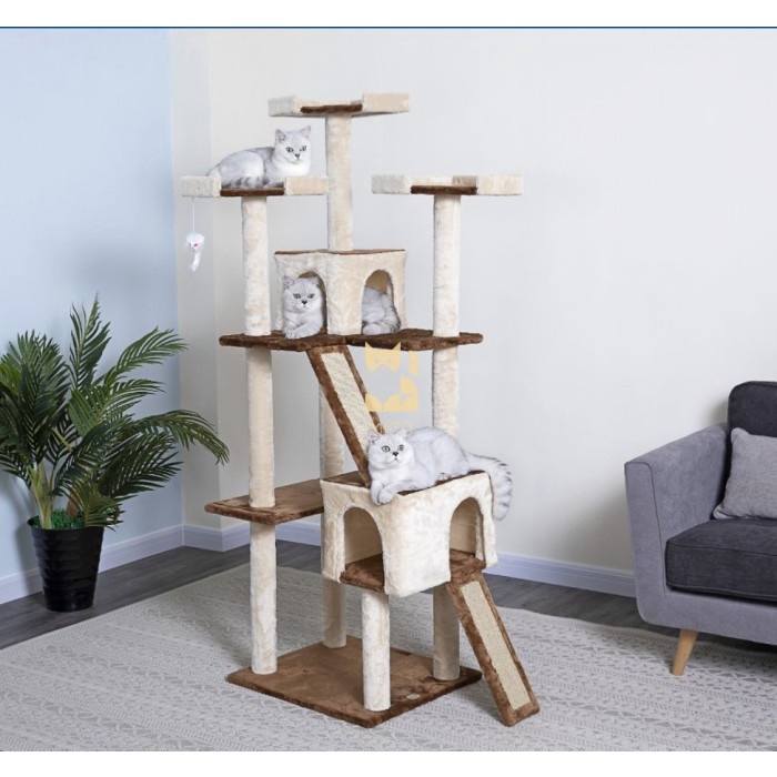 Panjatan Kitten - Kandang Kucing - Tingkat Mainan Kucing - Cat toys