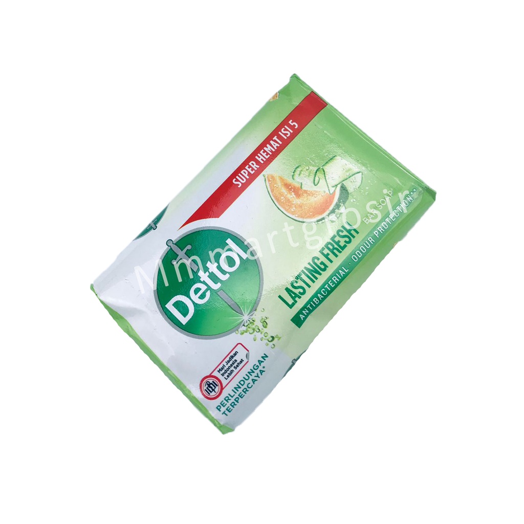 Dettol Bar Soap / Sabun Mandi Batang / Lasting Fresh / 100g