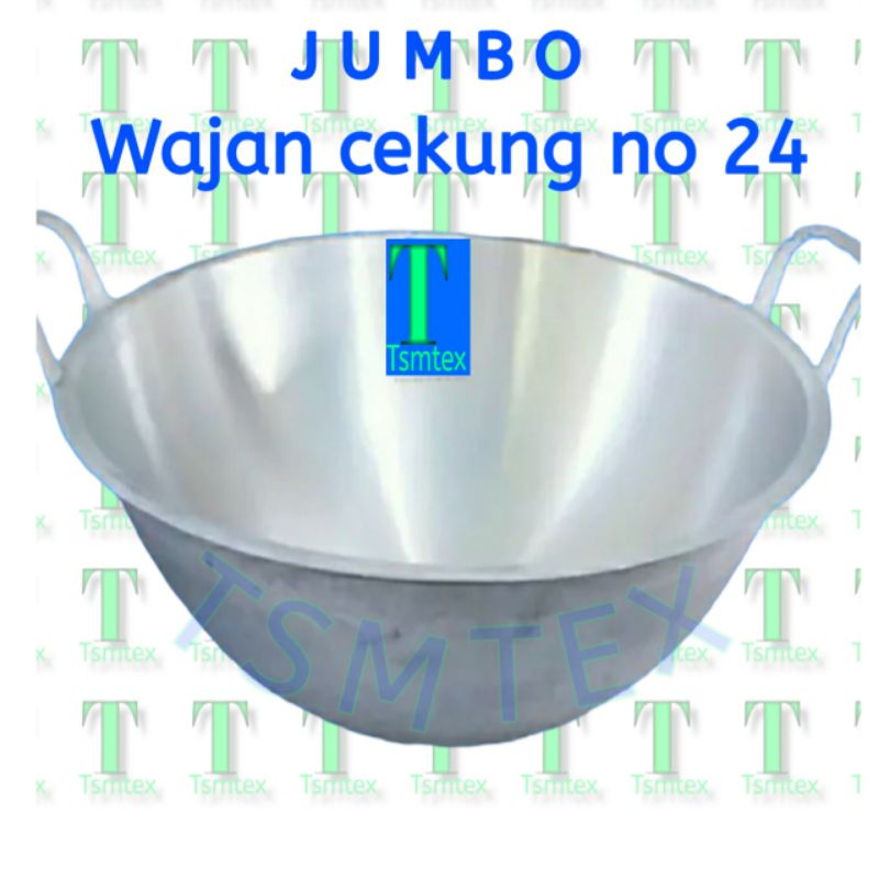 Kuwali Wajan kuali besar No 24 jumbo alumunium tebal perabot dapur