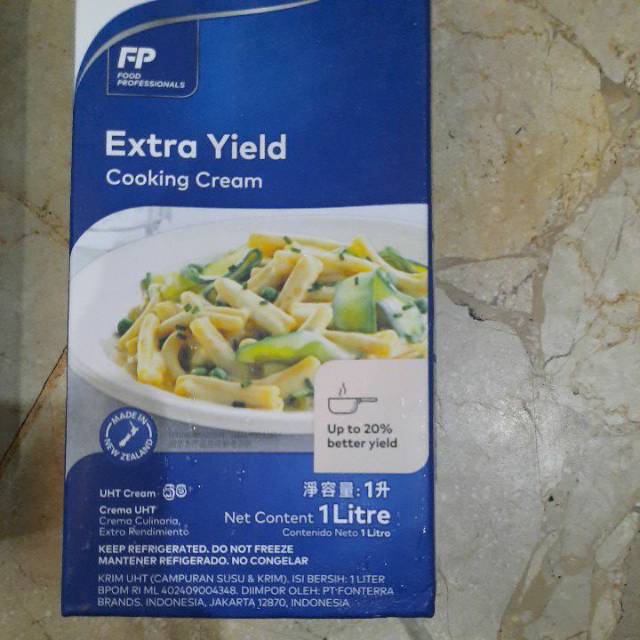 

Anchor Extra Yield Cooking Cream 1L / Cooking Cream extra yield 1L / Cooking Cream