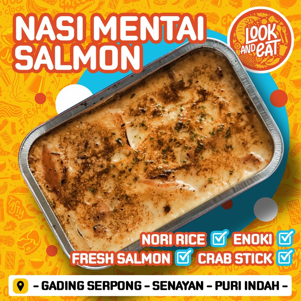 

Salmon Mentai Rice Reguler Size | Nasi Mentai Salmon Reguler - Lookandeat