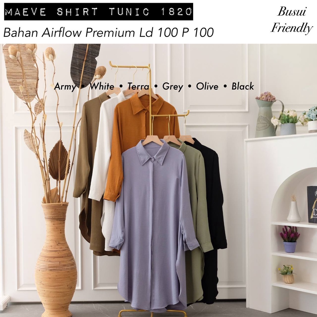 MAEVE SHIRT TUNIC / TUNIK / ATASAN WANITA