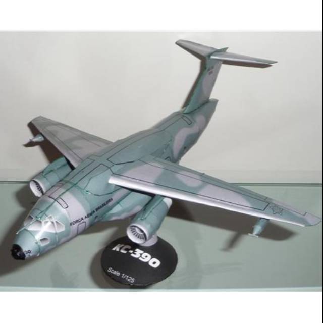 Pesawat Aircrafts Embraer KC 390 Papercraft