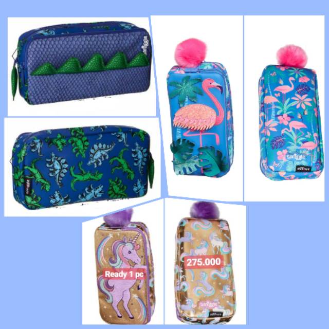 

Smiggle pencil case sisa Flamingo / kotak pensil smiggle ori