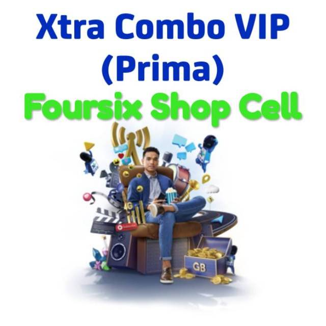 Paket Internet XL Xtra Combo VIP Prima New 70GB 40GB 30GB 20GB 10GB 5GB 15GB 20GB 35GB