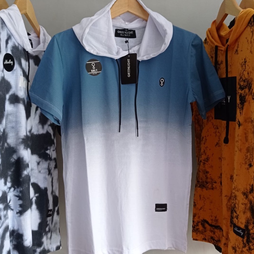 Kaos Hoodie Distro Greenlight Grenlight GRLT Cowok Cowo Pria Ariel Fullprint Lengan Pendek Murah