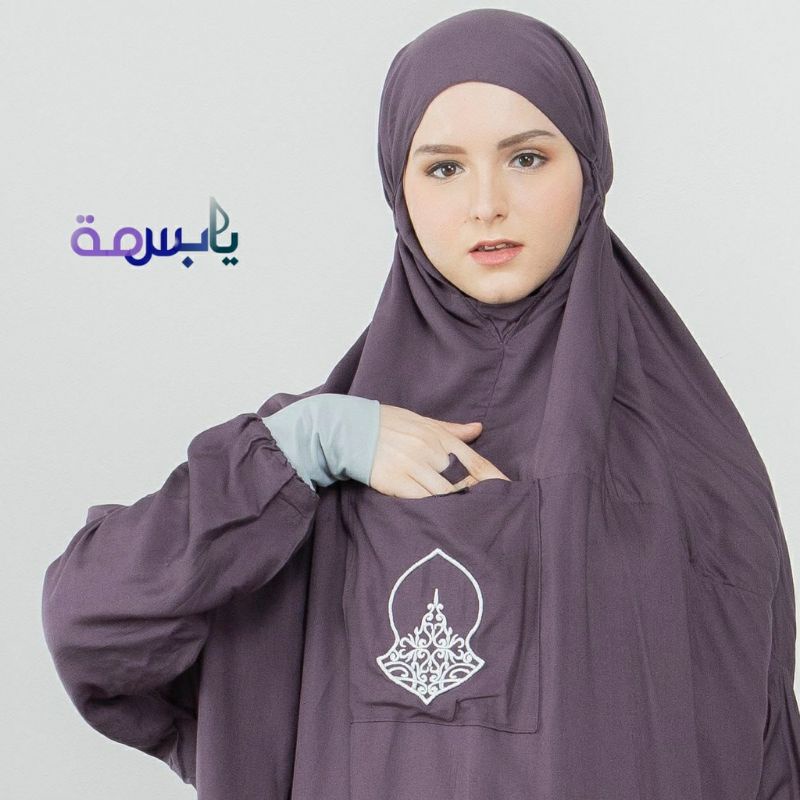 Mukenah yabasmah collection Mukenah Manset Basmah | Mukenah Hadramaut Terusan mukena basmah dewasa w