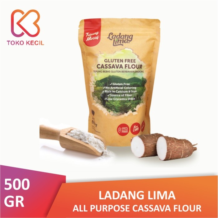 

cs01477 Ladang Lima All Purpose Cassava Flour 500 Gr - Tepung Serbaguna Da01D100