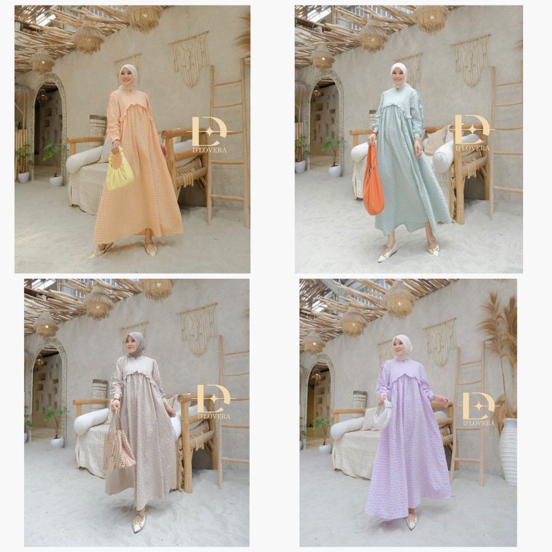 Maudy Midi Dress by Dlovera/Dlovera Terbaru/Midi Dress