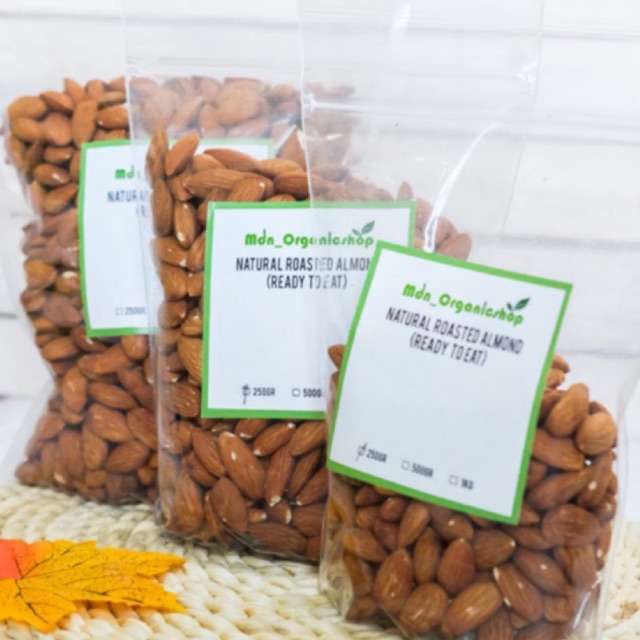 

Natural Roasted Almond/Almond Panggang 1kg